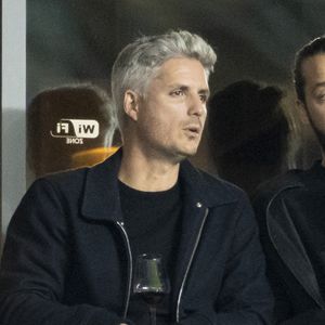 Jean-Baptiste Boursier dans les tribunes lors de la demi-finale de la Coupe du Monde de Rugby opposant l'Argentine à la Nouvelle Zélande (6 - 44) au Stade de France à Saint-Denis, France, le 20 octobre 2023. © Cyril Moreau/Bestimage