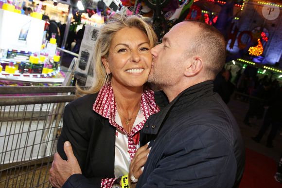Caroline Margeridon et Pascal Soetens assistant à l'ouverture de la fête foraine annuelle 2019 de la Foire du Trone, à Paris, en France, le 05 avril 2019. Photo by Jerome Domine/ABACAPRESS.COM