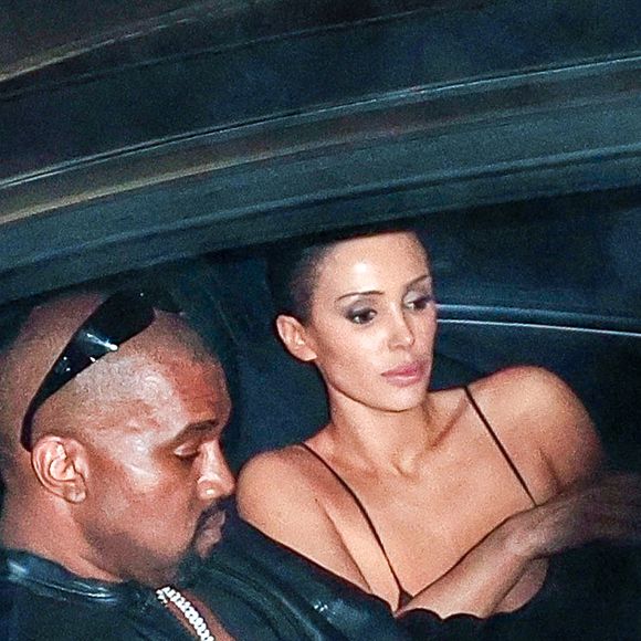 Kanye West et Bianca Censori en arrivant à la la 67ème cérémonie des Grammy Awards 2025 à Los Angeles le 2 février 2025.
