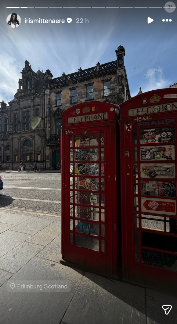 Entre tourisme et rugby, ce week-end écossais a été riche en découvertes et en émotions.

Capture Instagram - Iris Mittenaere