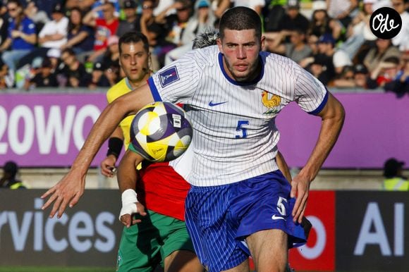 Elyaz Zidane lors de la demi-finale de la Coupe du monde U20 de la FIFA à Valparaiso, au Chili. Photo : Icon Sport/ABACAPRESS.COM