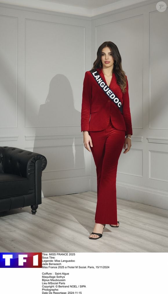 Jade Benazech, Miss Languedoc 2024 en route pour Miss France 2025.