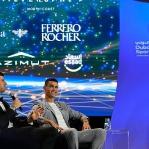 Cristiano Ronaldo lors de la cérémonie des Globe Soccer Awards organisée à Dubaï le 27 décembre 2024.