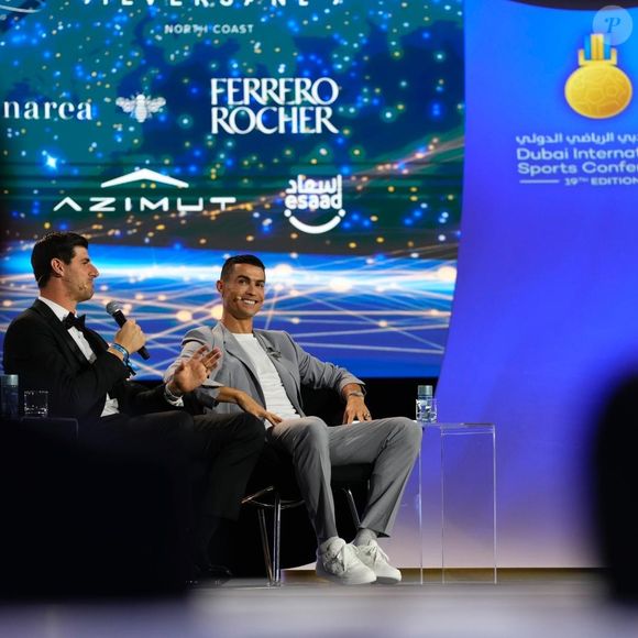 Cristiano Ronaldo lors de la cérémonie des Globe Soccer Awards organisée à Dubaï le 27 décembre 2024.