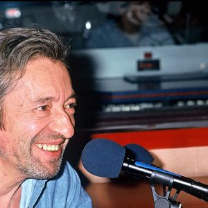 Serge Gainsbourg dans les studios d'Europe 1 en 1989 (Archives). AGENCE / BESTIMAGE