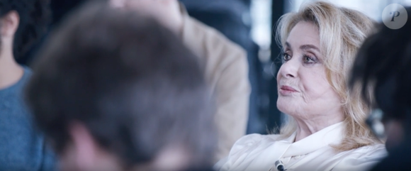 Capture d'écran de Catherine Deneuve dans "Les Recontres du Papotin" le 2 mai 2026