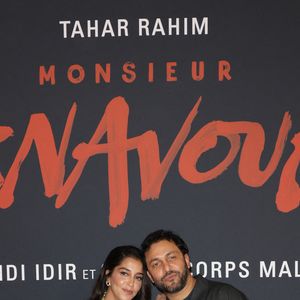 Leïla Bekhti et Jean-Rachid Kallouche lors de l'avant-première du film "Monsieur Aznavour"  au cinéma Le Grand Rex à Paris le 22 octobre 2024. © Coadic Guirec / Bestimage