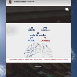 Marine Lorphelin pousse un coup de gueule après un texte de loi adopté, qui ne fait pas l'unanimité chez les médecins