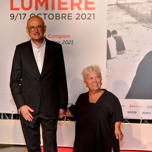 Mimie Mathy lors de la cérémonie d'ouverture du 13e Festival Lumière à Lyon, France, le 9 octobre 2021. Photo by Julien Reynaud/APS-Medias/ABACAPRESS.COM