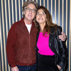 François Cluzet et sa femme Narjiss Slaoui-Falcoz à l'avant Première Parisienne du film "Seule la terre est éternelle" à l'UGC Danton, le 22 mars 2022. © Olivier Borde / Bestimage
