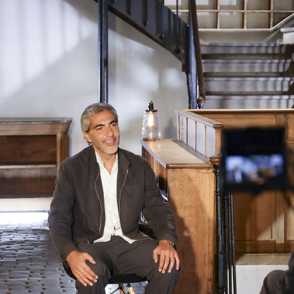 Exclusif - Ary Abittan pendant l’enregistrement d’Animaux Stars, présenté par B.Montiel et diffusé le 4 octobre 2025 sur Animaux TV, à Paris, France le 3 juillet 2025. © Jack Tribeca/Bestimage