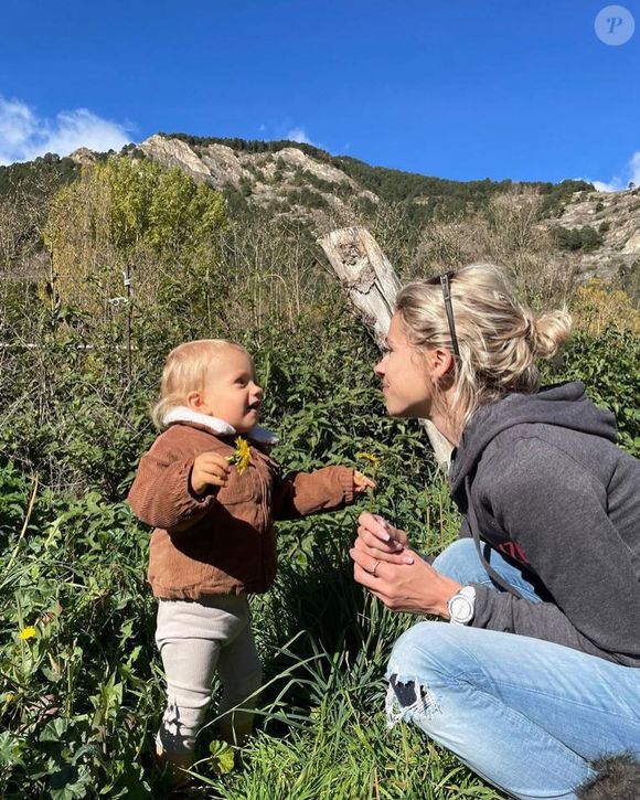 Julian Alaphilippe et Marion Rousse vivent avec leur fils Nino en Andorre. Photo Instagram.