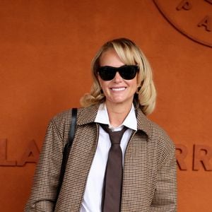 Laeticia Hallyday au village lors des Internationaux de France de Tennis de Roland Garros 2025, à Paris, France, le 6 juin 2025. © Jacovides-Moreau/Bestimage