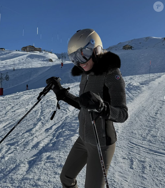 Sylvie Tellier au ski avec sa familles pour les fêtes de fin d'année. Instagram