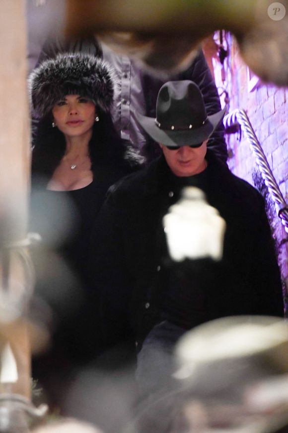 Jeff Bezos and Lauren Sanchez vu à Kemo Sabe à Aspen. Photo par The ImageDirect / Bestimage