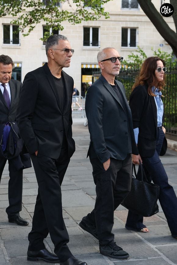Gad Elmaleh, Roschdy Zem - Arrivées aux obsèques de Nicolas Altmayer en l’Église de Saint-Germain-des-Prés à Paris le 31 aout 2026. 

© Dominique Jacovides-Cyril Moreau/Bestimage