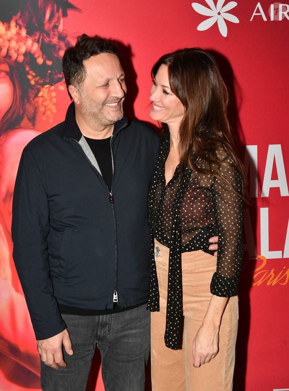 Mareva Galanter (Miss France 1999) et Arthur (Jacques Essebag) au concert de M.Galanter au théâtre Music-Hall Show l'Alhambra à Paris, France, le 23 novembre 2023. © Veeren/Bestimage