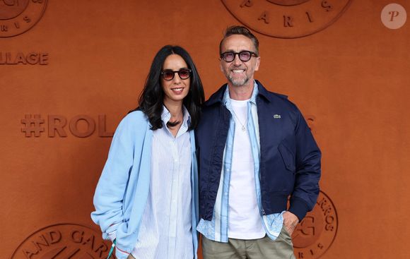 Sarah Boumaza et Philippe Caverivière au village lors des Internationaux de France de Tennis de Roland Garros, à Paris, France. © Jacovides-Moreau/Bestimage