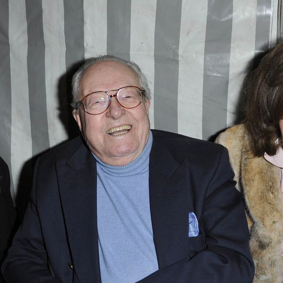 Marine Le Pen, Jean-Marie Le Pen et sa femme Jany - Inauguration de la 50 eme edition de la Foire du Trone a Paris. Le 29 mars 2013