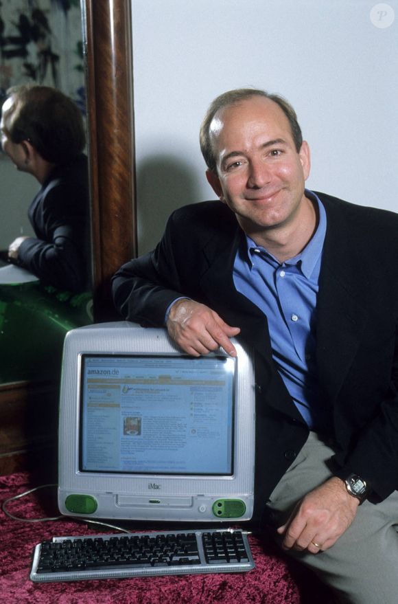 Photo d'archives de Jeff Bezos, 1999. Photo par Imago/ABACAPRESS.COM