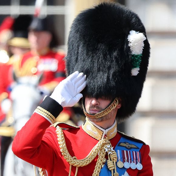 Les royaux quittent le palais de Buckingham avant la cérémonie de la montée des couleurs dans le centre de Londres, alors que le roi Charles III célèbre son anniversaire officiel, le 14 juin 2025, à Londres, Royaume-Uni. Photo by Stephen Lock/i-Images/ABACAPRESS.COM