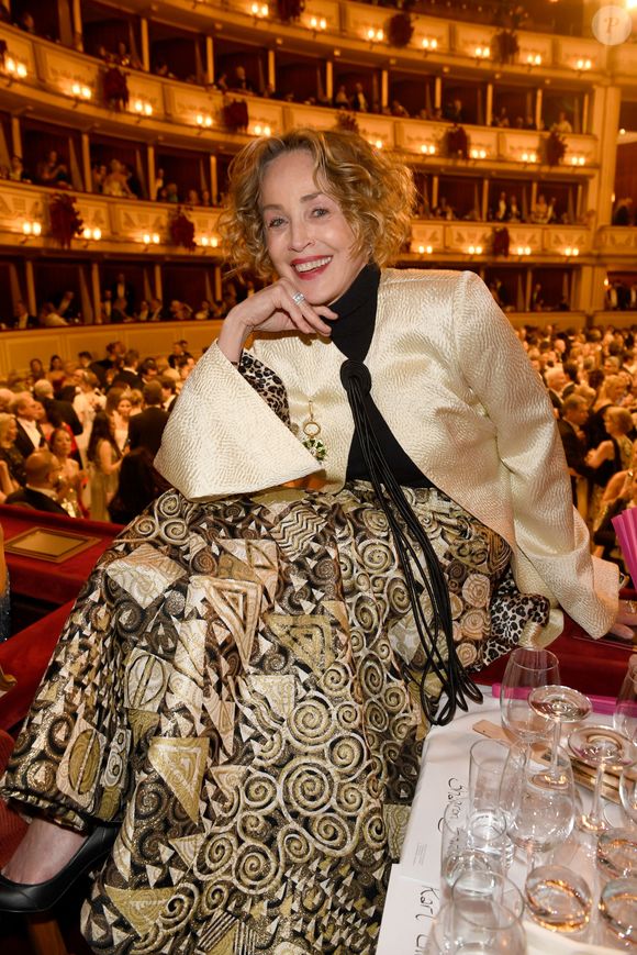 Sharon Stone - Les célébrations lors du "Bal de l'Opéra de Vienne 2026" à l'Opéra d'État de Vienne, le 12 février 2026.
API / BESTIMAGE