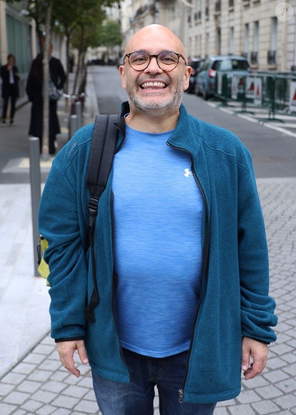 Yoann Riou - Les célébrations aperçues à proximité des studios de RTL à Neuilly-sur-Seine, le 15 octobre 2025.
