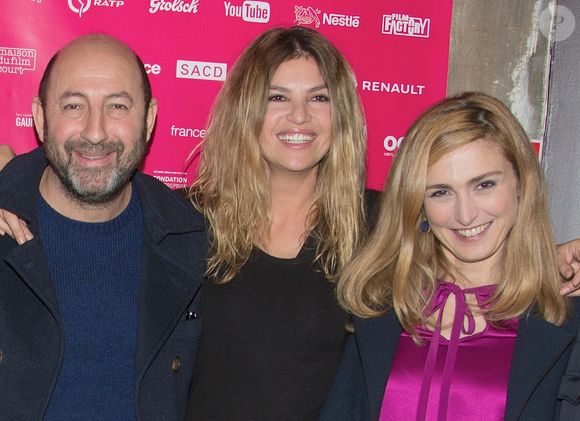 Kad Merad, Isabelle Funaro et Julie Gayet - La 11ème édition du Festival Paris Courts Devant (Festival International de Courts Métrages) au Cinéma des Cinéastes à Paris, le 10 décembre 2015. © Guirec Coadic/Bestimage