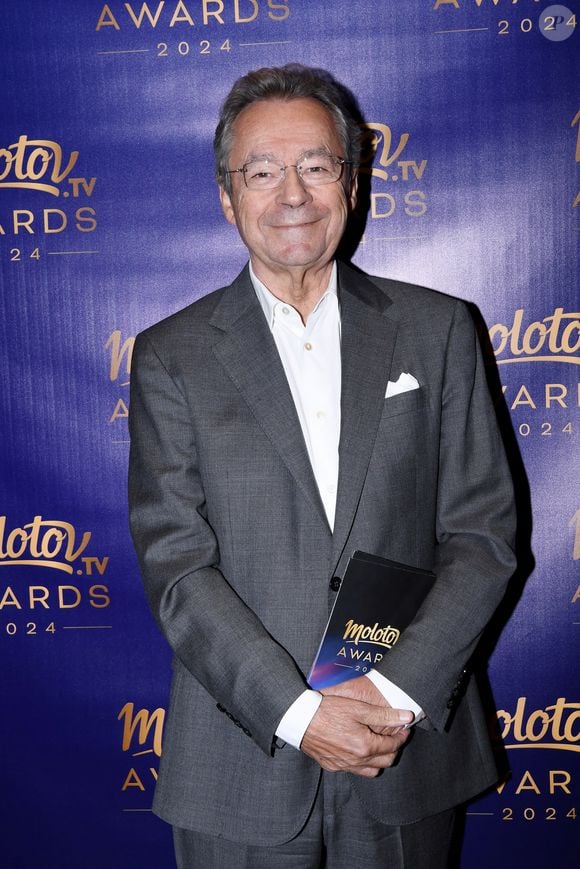 Exclusif - Michel Denisot ( président de la 1ère édition des Molotov TV Awards 2024) lors de la soirée de remise de prix Molotov TV Awards 2024, première édition, pour récompenser les programmes télés préférés.
Avec plus de 1,5 millions de votes comptabilisés pour cette édition, les Molotov TV Awards 2024 ont mis en lumière les émissions, les programmes et personnalités TV les plus marquants de la saison TV de septembre 2023 à juin 2024.
Lors de cette première édition, sous la présidence de M.Denisot, les participants ont pu voter pour 18 catégories du jeudi 5 septembre au jeudi 26 septembre 2024 

Paris, le 1er octobre 2024.

© Rachid Bellak / Bestimage