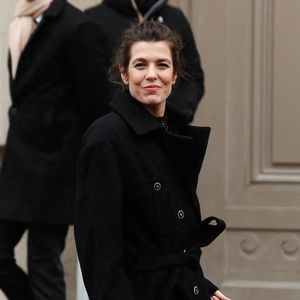 Charlotte Casiraghi - Les célébrités au défilé Chanel 2 "Collection Haute Couture Printemps/Eté 2025" lors de la Fashion Week de Paris (PFW), le 28 janvier 2025 Christophe Clovis / Bestimage
