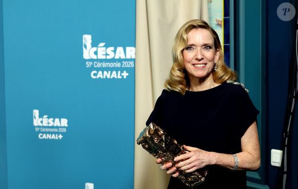 Celui de la meilleure actrice pour Léa Drucker, qui remporte pour la 2e fois ce prix

Léa Drucker (César de la meilleure actrice pour "Dossier 137") - Salle de presse de la 51ème cérémonie des César, à l'Olympia. Paris, le 26 février 2026.
© Dominique Jacovides/Bestimage