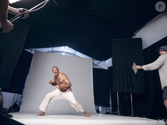 Photo de Vincent Cassel dans les coulisses du Calendrier Pirelli 2025. Photo par Alessandro Scotti/Calendrier Pirelli 2025 par Ethan James Green via ABACAPRESS.COM