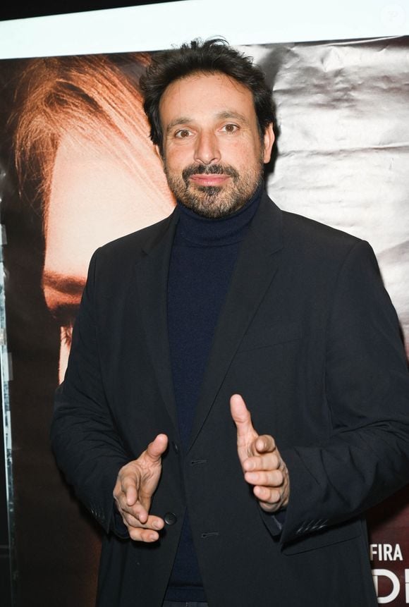 Jean Dujardin a également redu hommage une nouvelle fois à son ami sur France Inter. 
Bruno Salomone à la première du film "Madeleine Collins" au cinéma UGC Ciné Cité Les Halles à Paris, le 21 décembre 2021. © Guirec Coadic/Bestimage