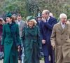 Une tradition familiale pour les fêtes de Noël

Catherine (Kate) Middleton, princesse de Galles, Camilla Parker Bowles, reine consort d'Angleterre, Le prince William, prince de Galles, Le roi Charles III d'Angleterre - La famille royale britannique se rend à la messe de Noël à Sandringham le 25 décembre 2024.

© Stephen Daniels / Alpha Press / Bestimage