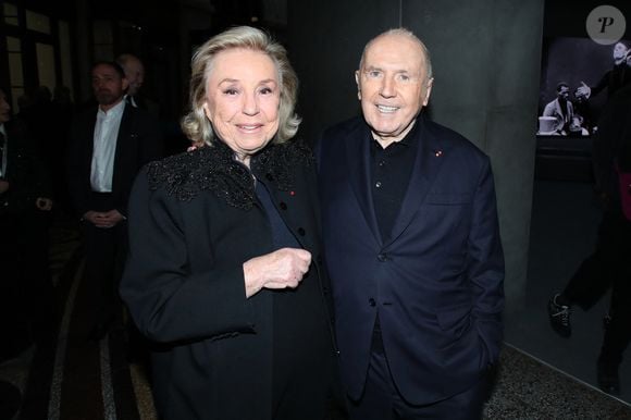 Maryvonne Pinault et son mari François Pinault - Vernissage de "Corps et âmes", la nouvelle Collection Pinault à la Bourse du Commerce à Paris le 4 Mars 2025. © Bertrand Rindoff / Bestimage