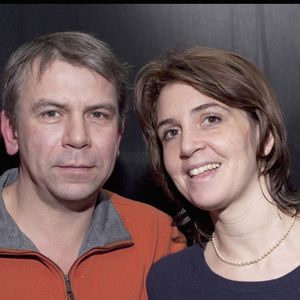 Philippe Torreton et Elsa Boublil au Festival de l'Alpe d'Huez en 2010. Crédit Olivier Vigerie / Bestimage