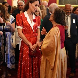 La princesse de Galles lors d'une réception organisée par Cancer Research UK à l'occasion du 125e anniversaire de l'organisation caritative, au St James's Palace, à Londres. 

©Bestimage
