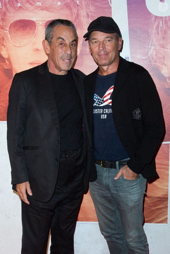 Thierry Ardisson, Laurent Baffie assistent à l'avant-première du film 'GUY' à Paris au Gaumont Opéra Capucine à Paris, France, le 28 août 2018. Photo par Nasser Berzane/ABACAPRESS.COM.