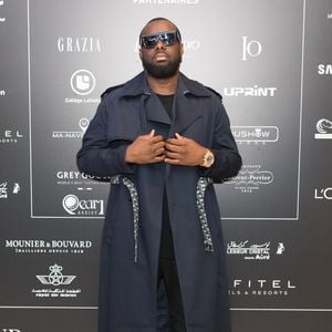 Gims lors du photocall de la 14ème édition du Casa Fashion Show au Sofitel Casablanca Tour Blanche, Maroc, le 20 avril 2019. Photo par Philippe Doignon / Bestimage