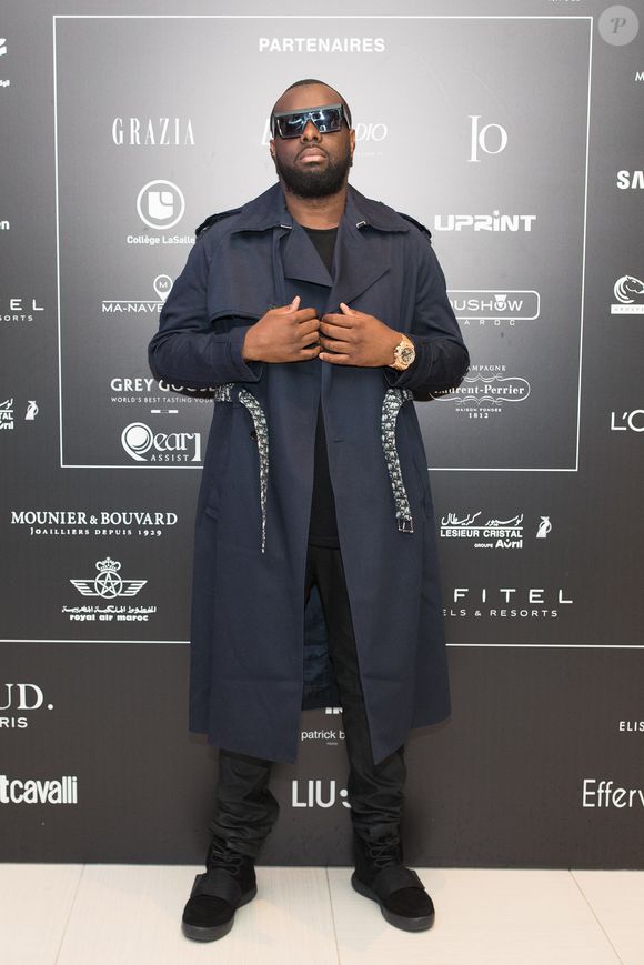 Gims lors du photocall de la 14ème édition du Casa Fashion Show au Sofitel Casablanca Tour Blanche, Maroc, le 20 avril 2019. Photo par Philippe Doignon / Bestimage