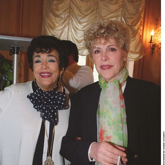 Micheline Dax et Sylvie Joly à Paris en 1999.