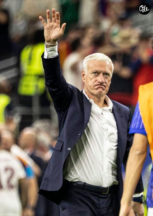 Didier Deschamps lors de la demi-finale de la Coupe du Monde de la FIFA 2026 au Mercedes-Benz Stadium d'Atlanta, en Géorgie (États-Unis), le 14 juillet 2026.