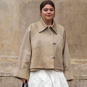 Louane assiste au défilé Patou Automne/Hiver 2026-2027 dans le cadre de la semaine de la mode à Paris le 25 janvier 2026 à Paris, France.
© Lucia Sabatelli / Bestimage