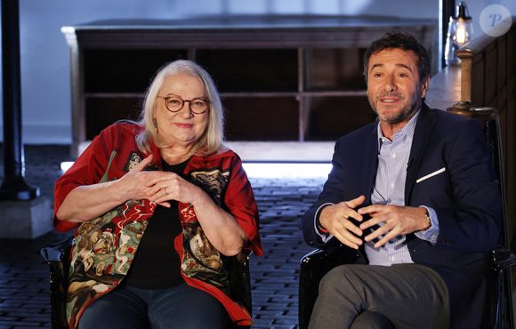 Josiane Balasko lors de l'enregistrement de l'émission "Animaux Stars", présentée par Bernard Montiel et diffusée le 3 mai 2025 sur la chaîne Animaux. Paris, le 17 février 2025.
© Denis Guigenbourg / Bestimage