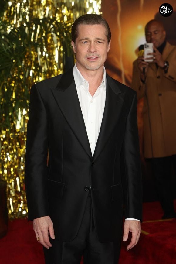 Brad Pitt au photocall lors de la première du film Babylon à Los Angeles le 15 décembre 2022. Backgrid USA / Bestimage