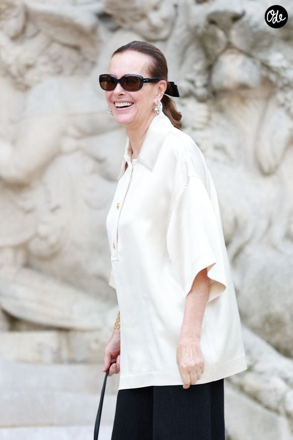 Carole Bouquet au défilé Chanel "Collection Haute Couture Automne/Hiver 2026-2027" lors de la Fashion Week de Paris, le 7 juillet 2026.

© Florian Lavielle / Bestimage