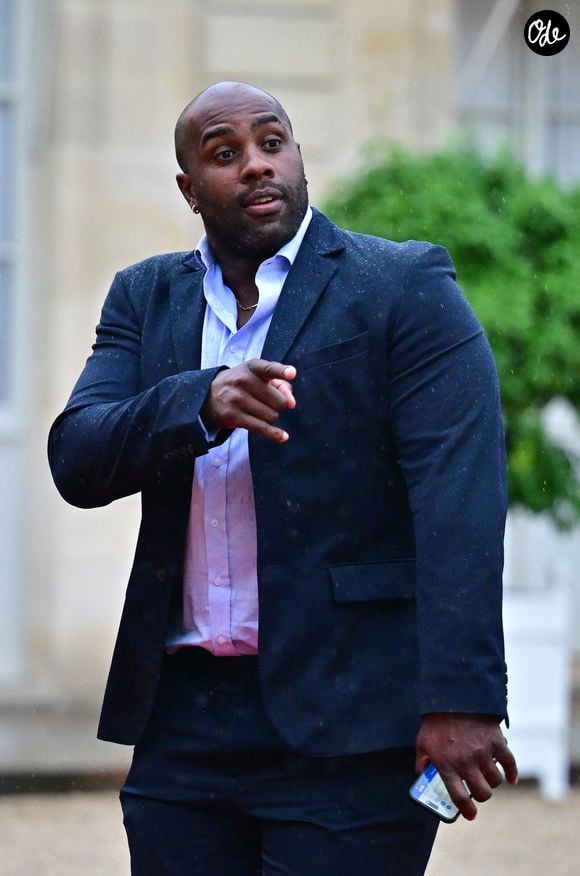 Teddy Riner - Arrivées des personnalités au dîner d’État en l’honneur du président brésilien et de sa femme au palais présidentiel de l’Élysée à Paris le 5 juin 2025.
© Christian Liewig / Bestimage