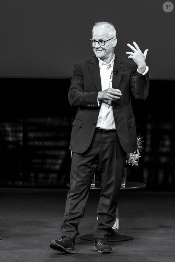 Thierry Frémaux à la Masterclass avec C.McQuarrie lors du 78ème Festival International du Film de Cannes, le 14 mai 2024.
Photo : Olivier Borde / Bestimage