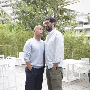 Exclusif - Rendez-vous avec Eric Judor et Ramzy Bedia lors de l'émission Brut Officiel au 76ème Festival de Cannes le 18 mai 2023. © Jack Tribeca / Bestimage