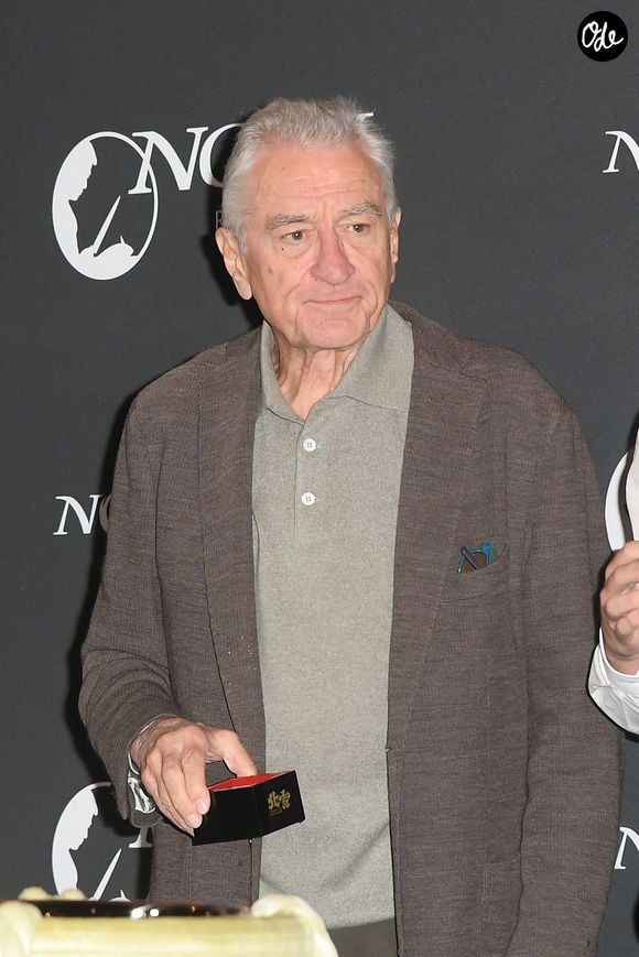 Robert De Niro lors de l'inauguration de son nouvel hôtel Nobu sur la Via Veneto à Rome, le 6 novembre 2025.